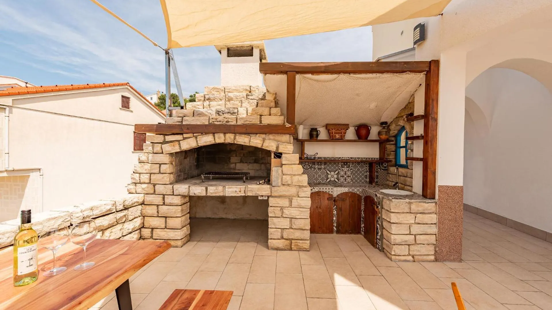 Amazing home in Pag with 6 Bedrooms, WiFi&Outdoor swimming pool Pag Town